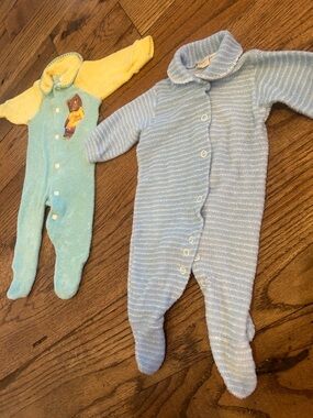 VINTAGE RARE Baby Suits paper tag 0-3m